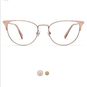 Warby Parker Ava in rose gold